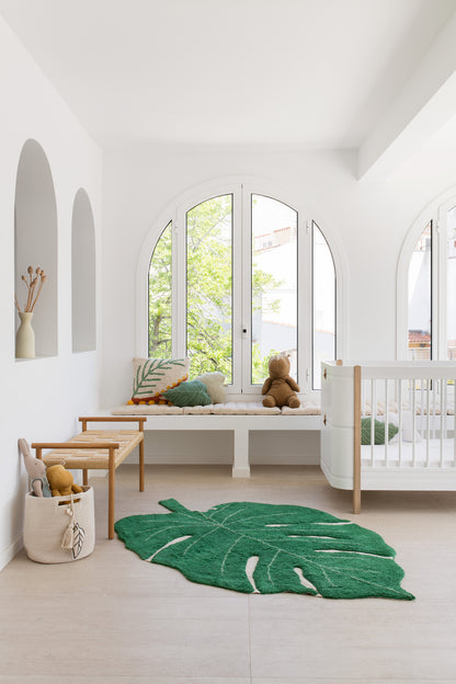 Monstera Leaf Washable Rug