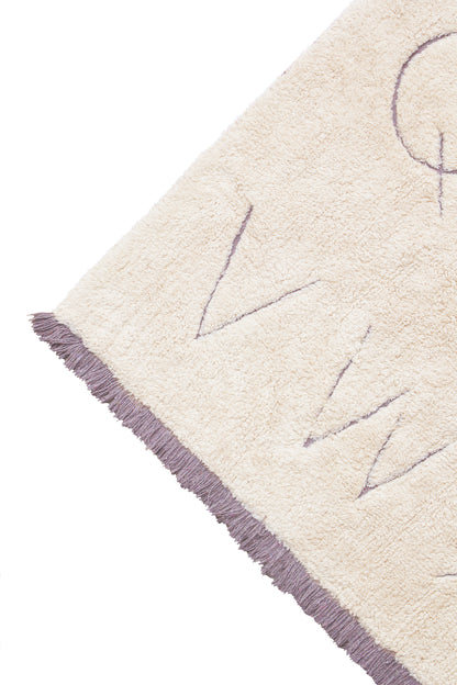 RugCycled Washable Rug in ABC