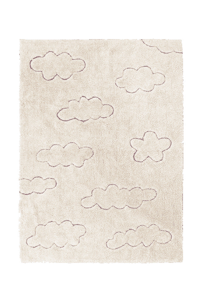 RugCycled Washable Rug in Clouds