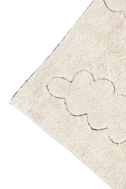 RugCycled Washable Rug in Clouds