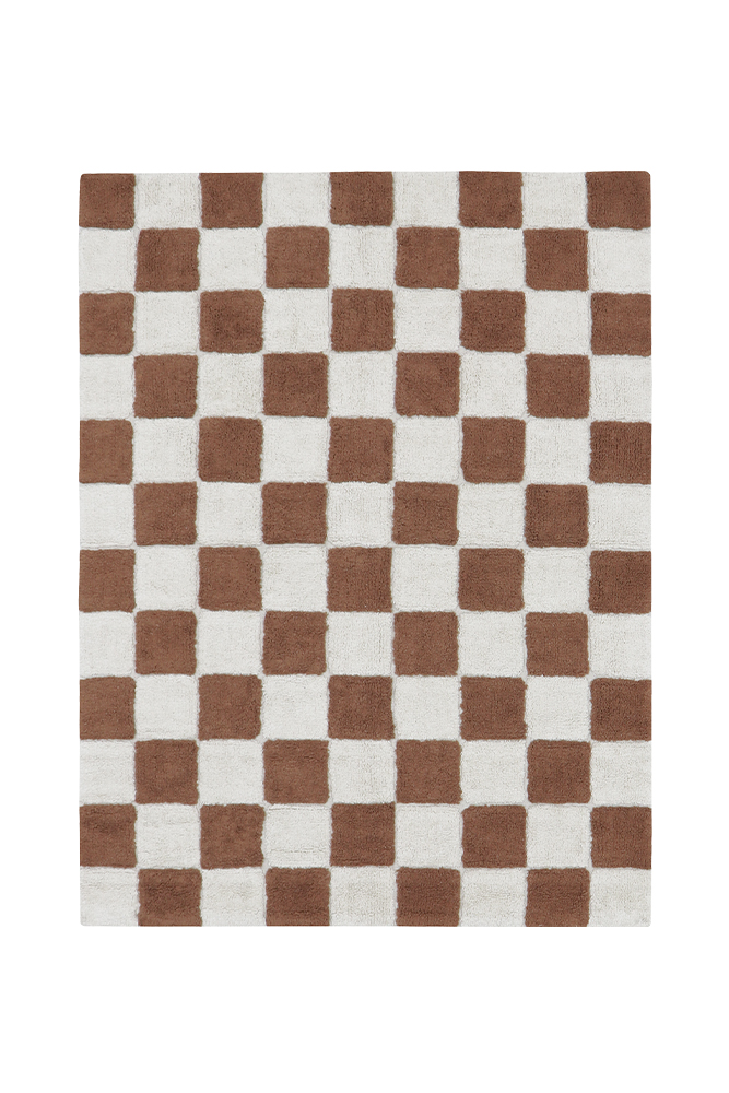 Washable Rug in Kitchen Tiles Toffee