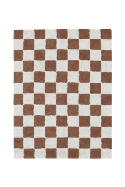Washable Rug in Kitchen Tiles Toffee