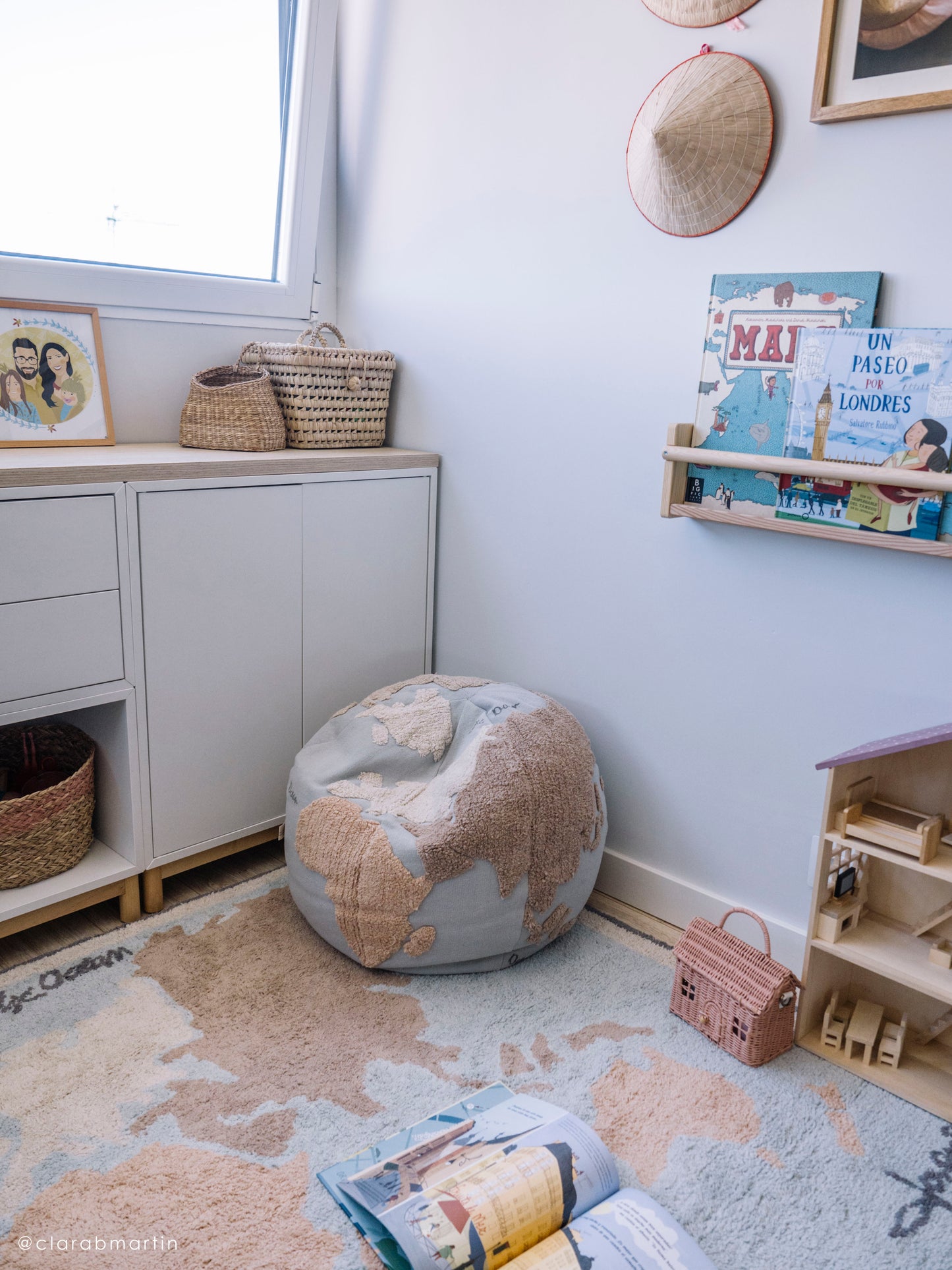 Washable Rug World Map