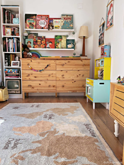 Washable Rug World Map