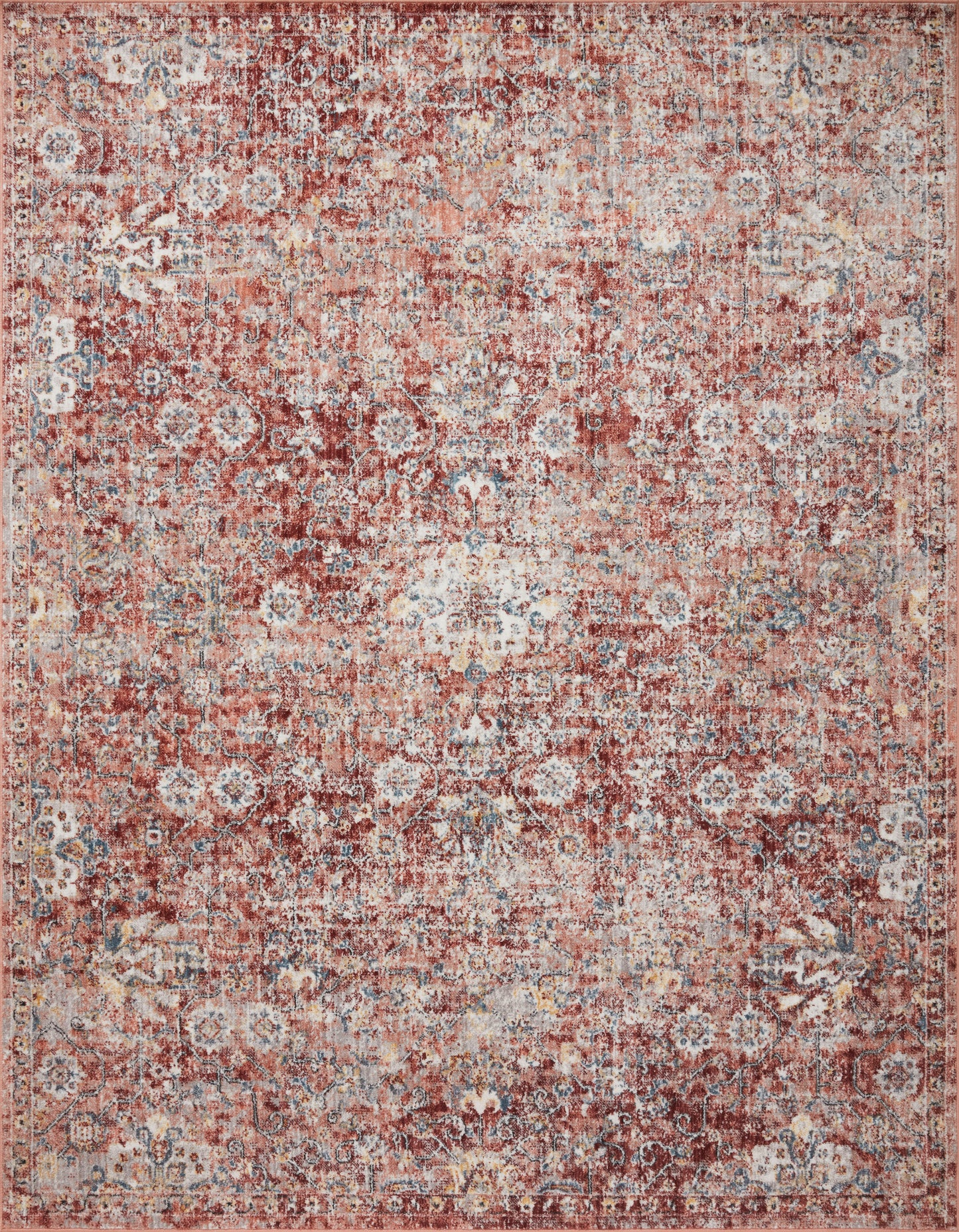 Alyssa Rug in Rust/Ivory