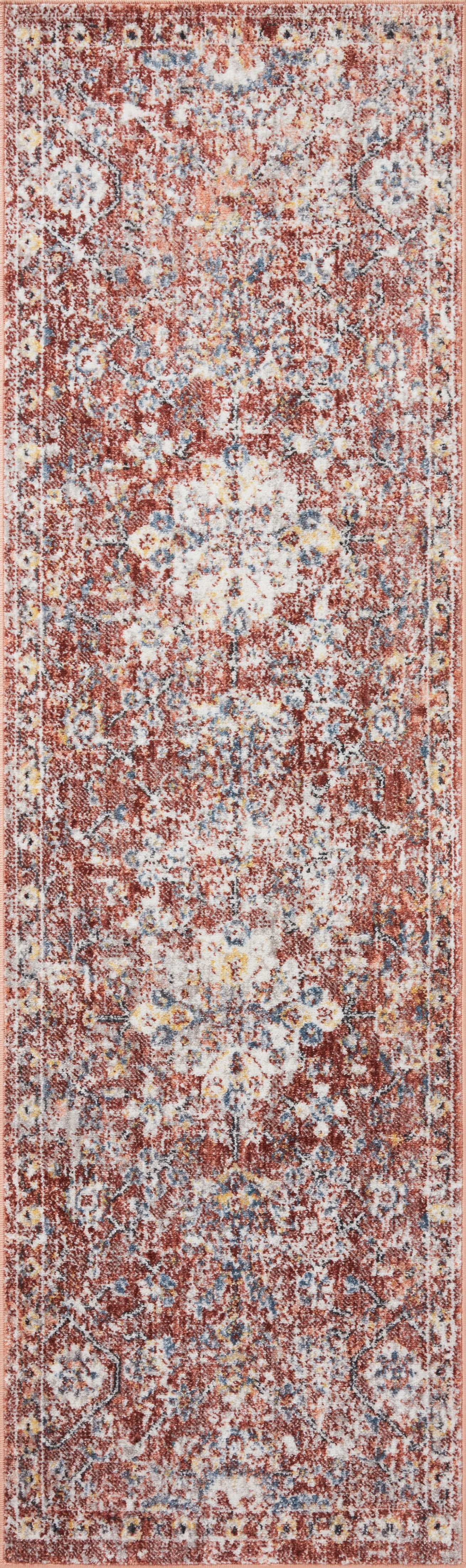 Alyssa Rug in Rust/Ivory