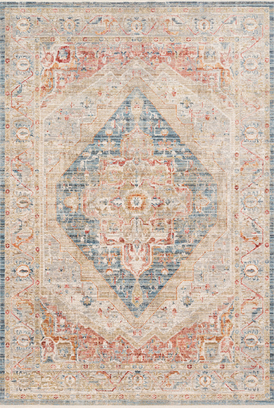 Delphine Rug in Blue/Multi