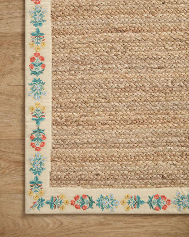 Costa Rug in Mughal Rose Natural/Cream