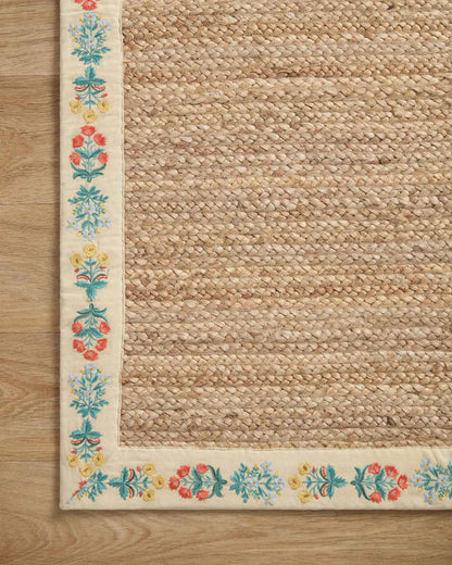 Costa Rug in Mughal Rose Natural/Cream
