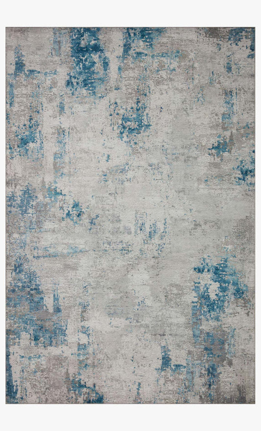 Colby Rug in Pebble/Ocean