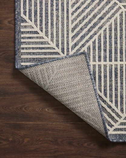 Colombus Rug in 03 Denim/Ivory