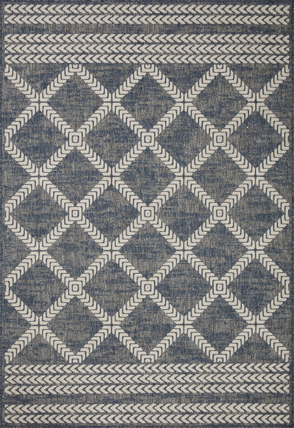 Colombus Rug in 05 Denim/Ivory