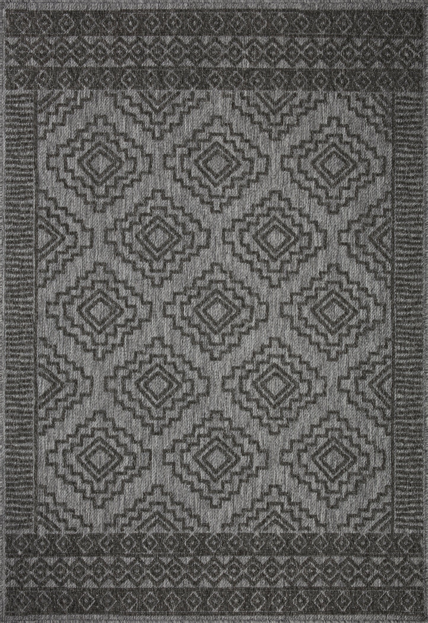 Colombus Rug in Grey/Charcoal