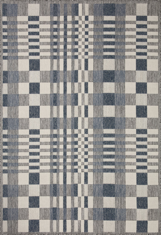 Colombus Rug in Ivory/Denim