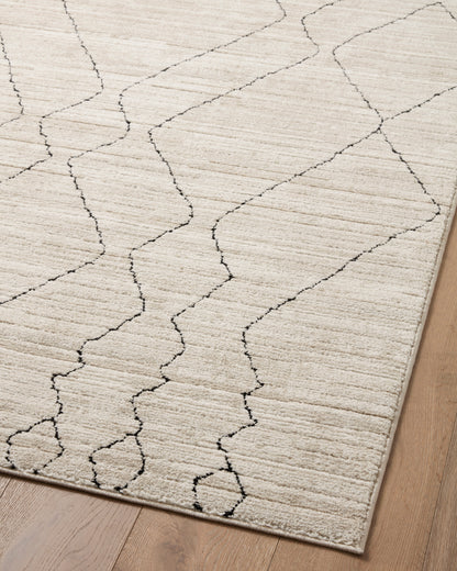 Hunter Rug in Sand/Charcoal