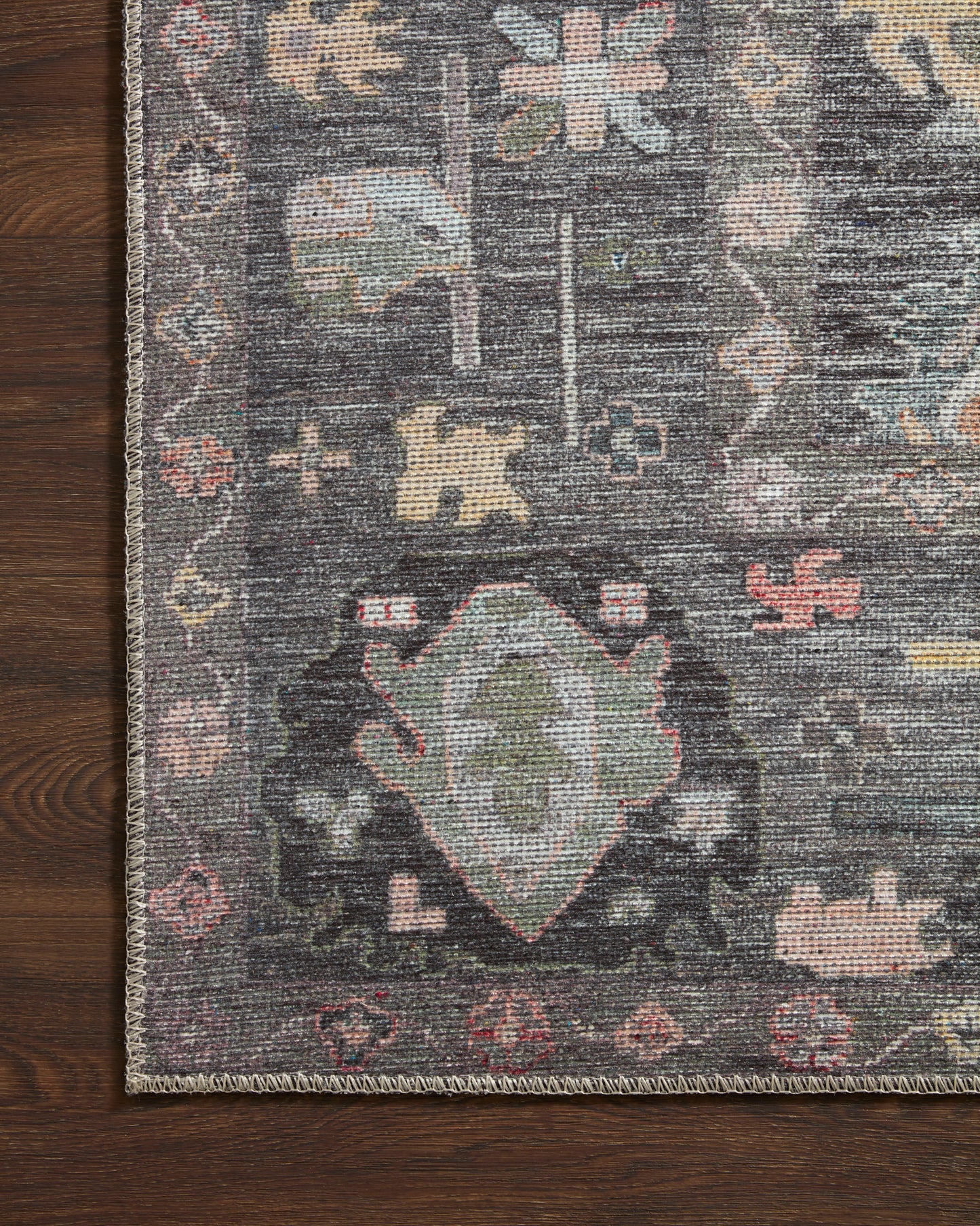 Elysium Rug in Charcoal/Multi