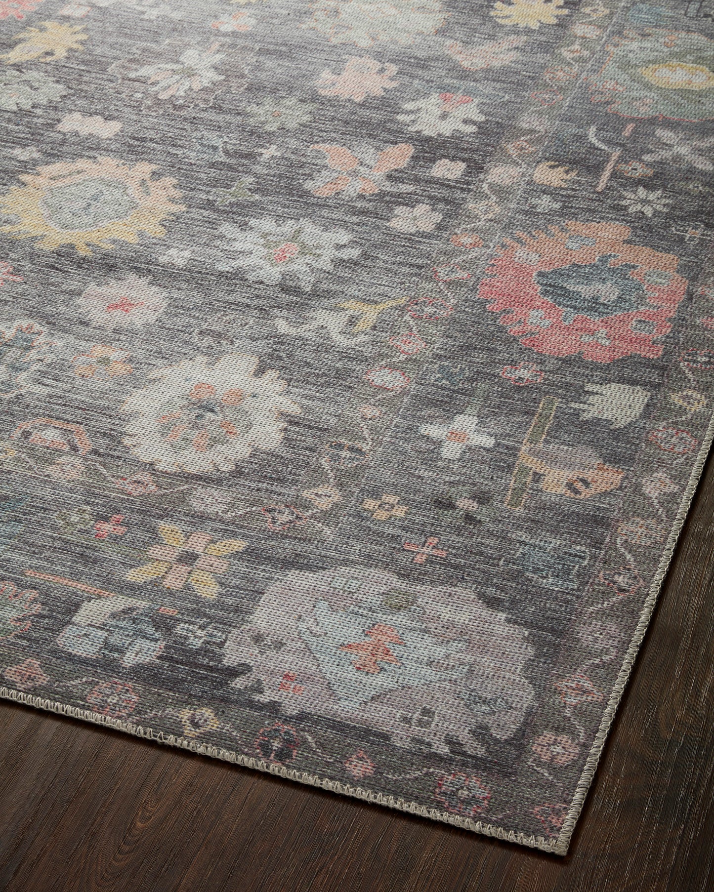 Elysium Rug in Charcoal/Multi