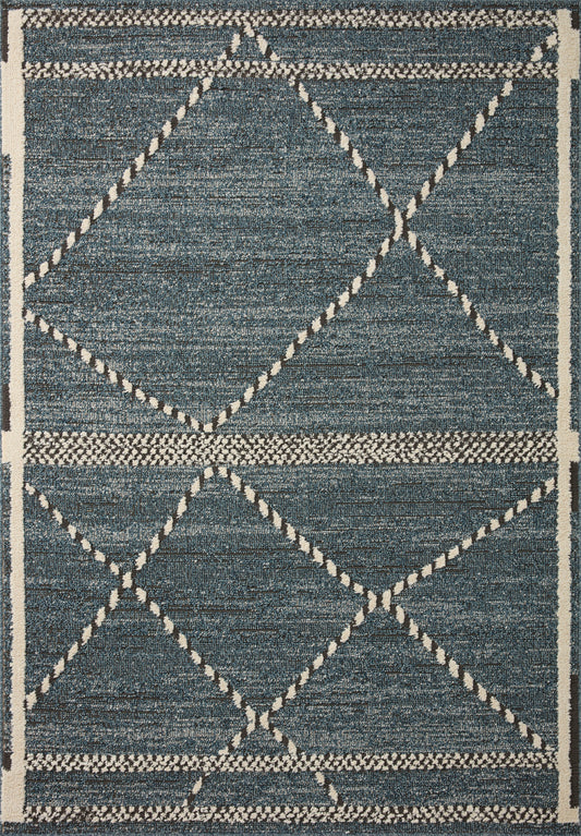 Ines Rug in Denim/Charcoal