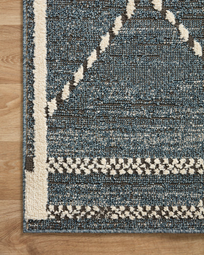 Ines Rug in Denim/Charcoal