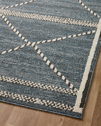Ines Rug in Denim/Charcoal