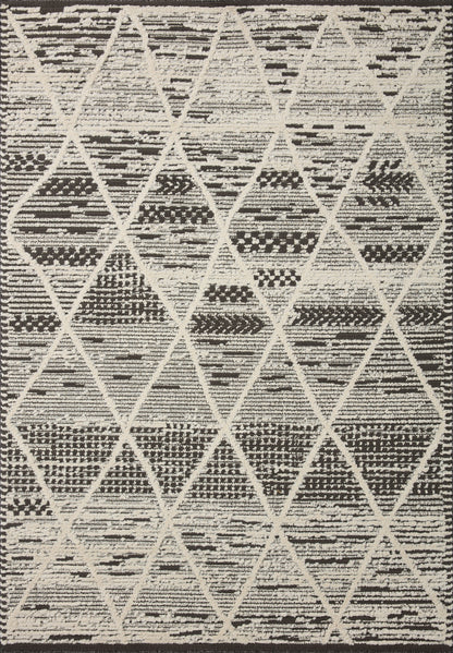 Ines Rug in 03 Charcoal/Ivory