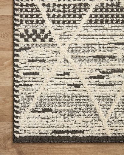 Ines Rug in 03 Charcoal/Ivory