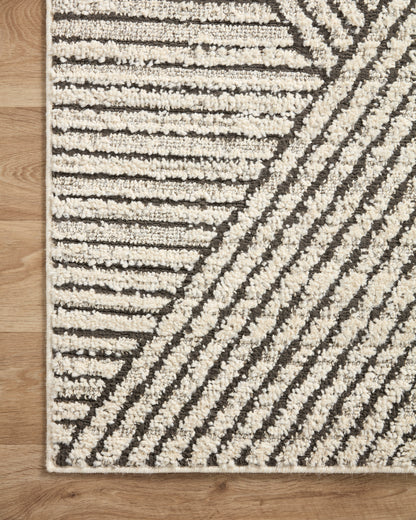 Ines Rug in 06 Charcoal/Ivory