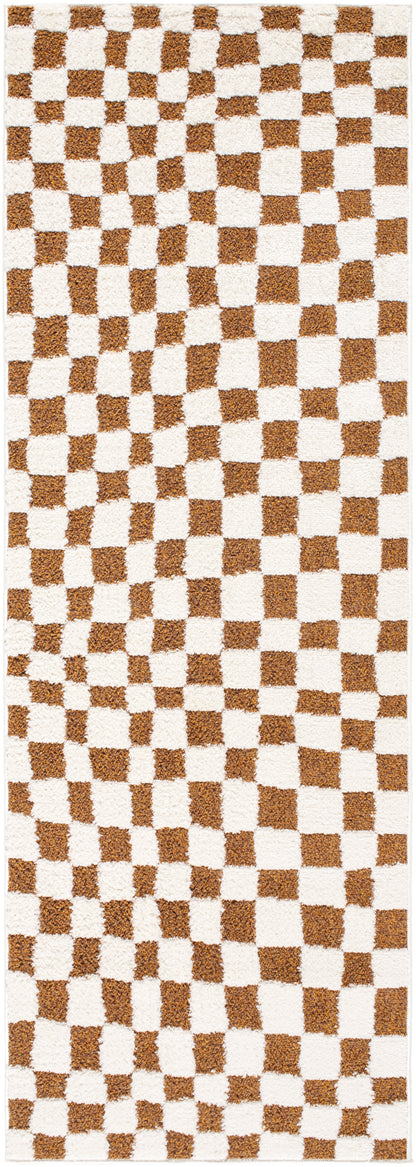 Adler Rug in Checkerboard (Walnut)