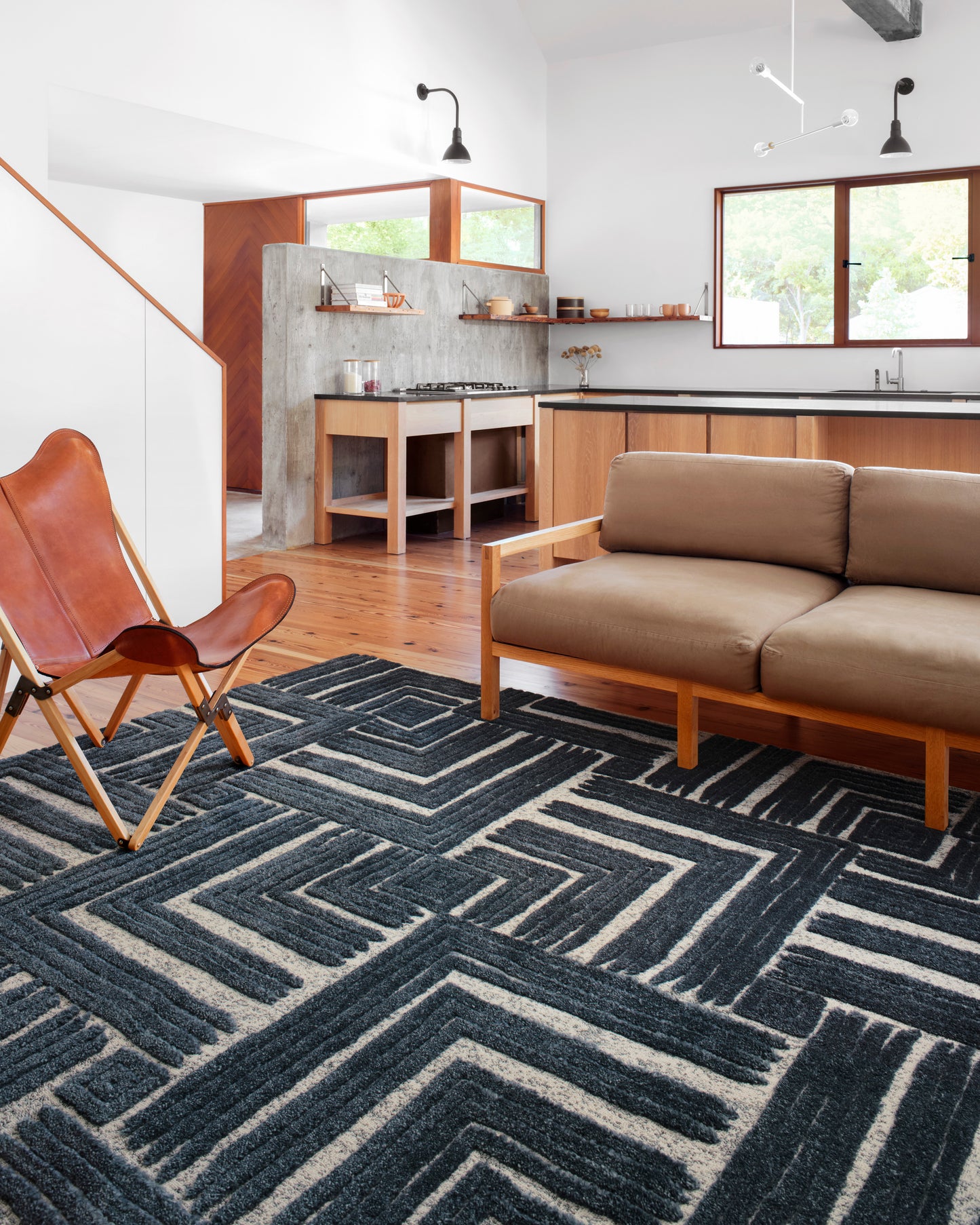 Aiden Rug in Midnight