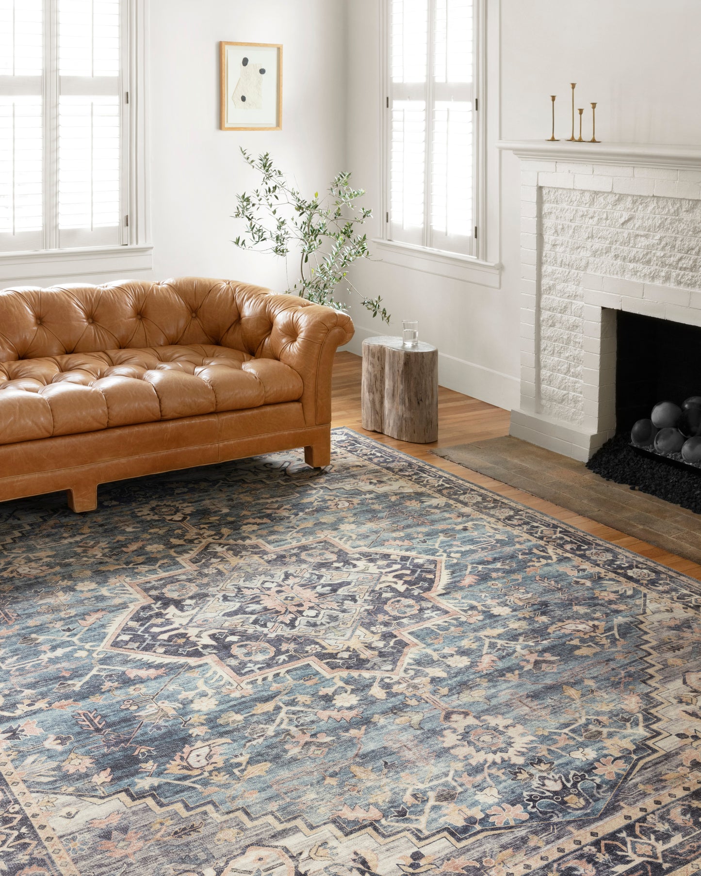 Charlotte Rug in Navy/Multi