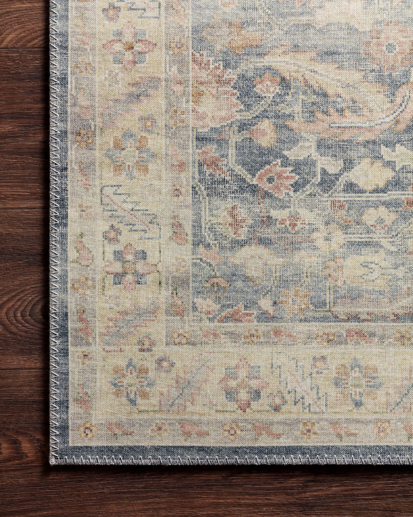 Charlotte Rug in Denim/Multi
