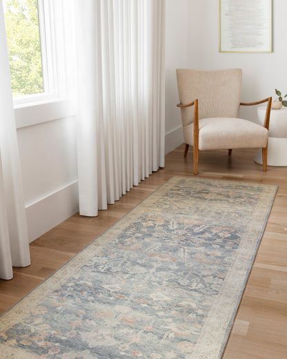 Charlotte Rug in Denim/Multi