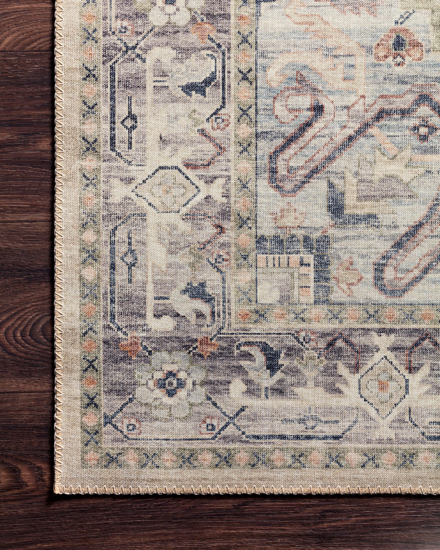 Charlotte Rug in Multi/Ivory