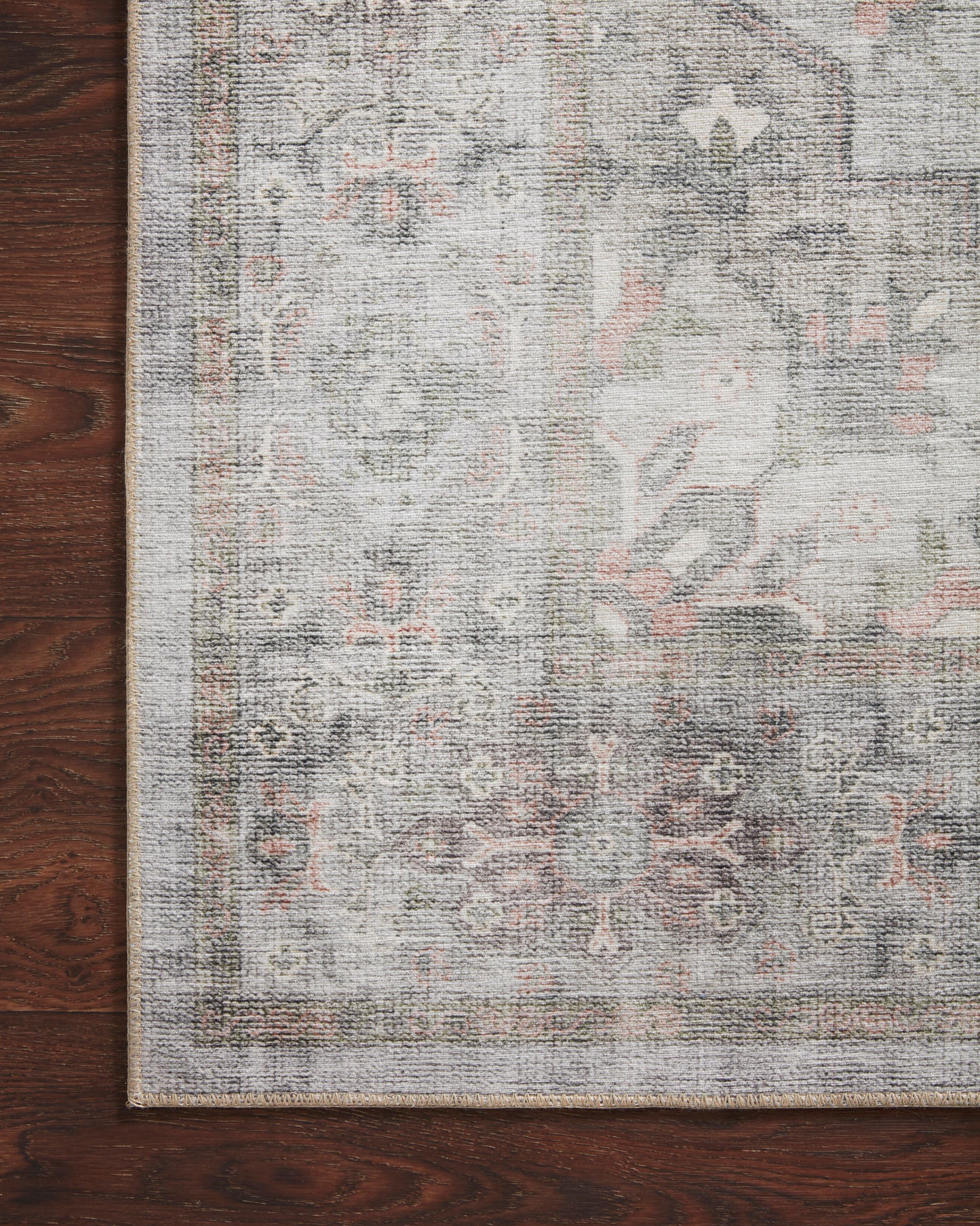 Avery Rug in Dove/Blush