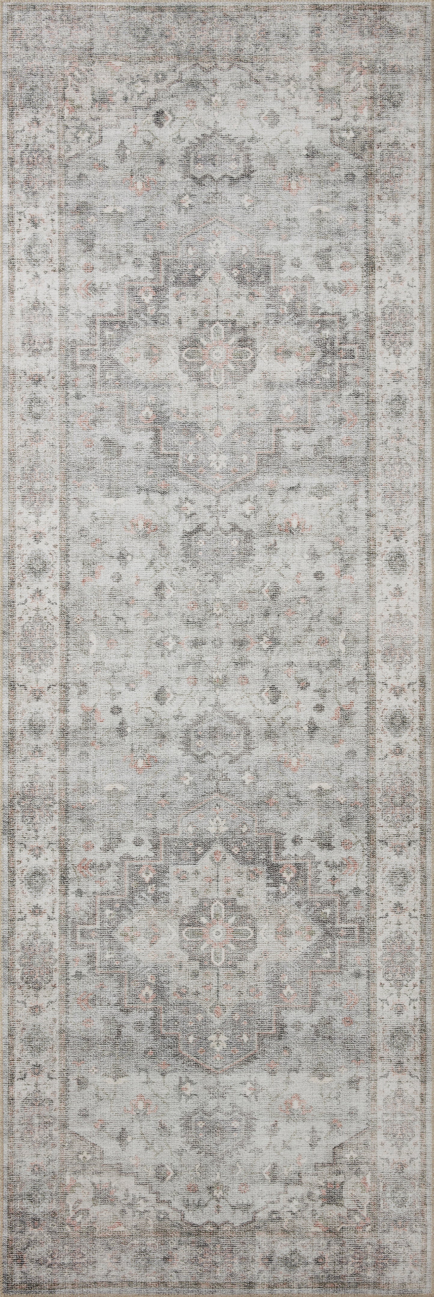 Avery Rug in Dove/Blush