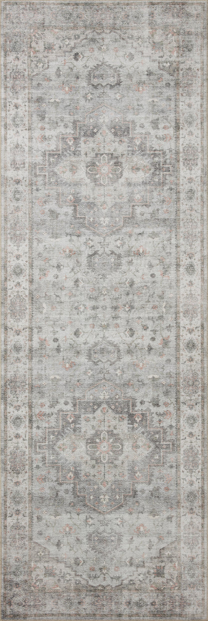 Avery Rug in Dove/Blush