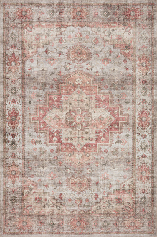 Avery Rug in Dove/Spice