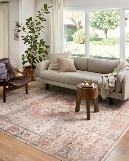 Avery Rug in Dove/Spice