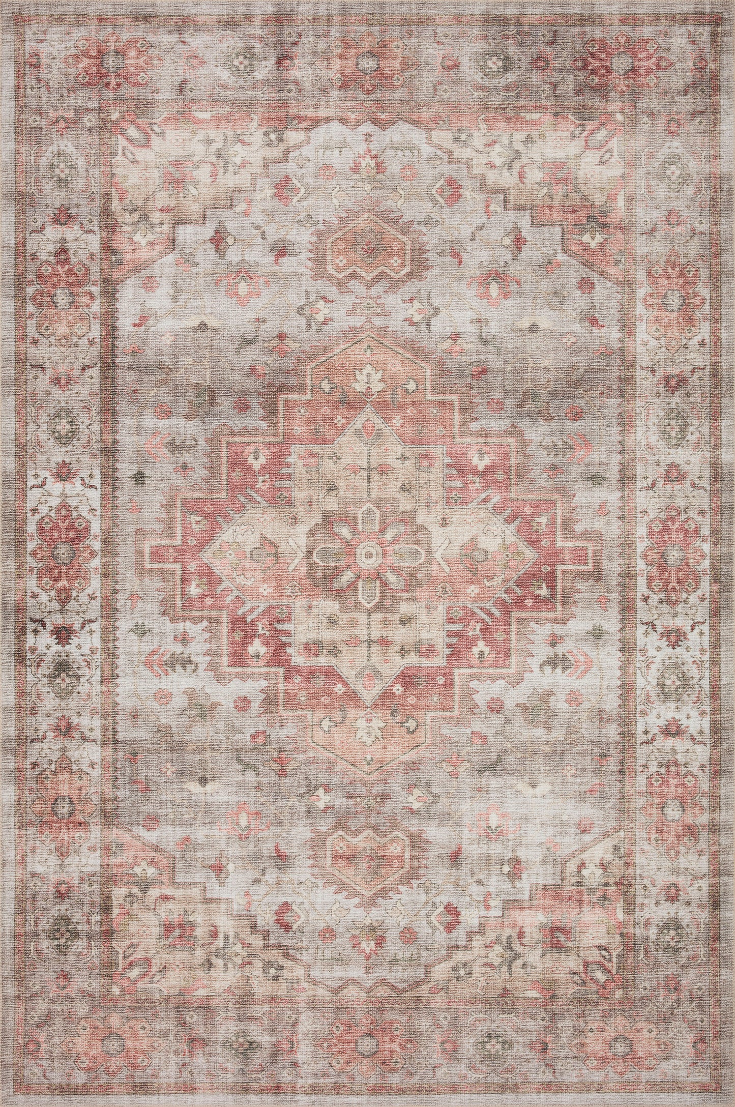 Avery Rug in Dove/Spice