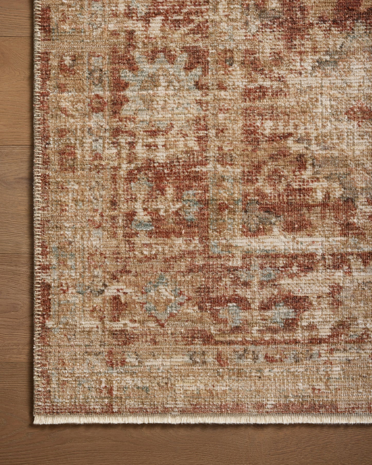 Heirloom Rug in Brick/Multi