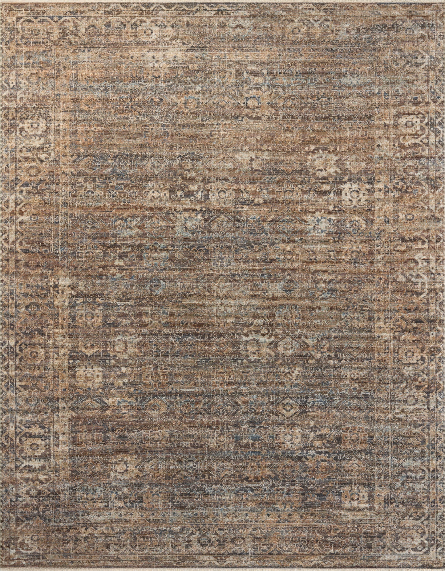 Heirloom Rug in Mocha/Denim