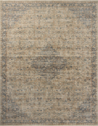 Heirloom Rug in Sage/Navy