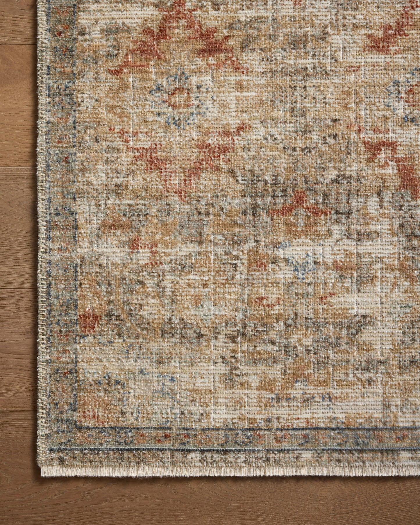 Heirloom Rug in Grey/Sunset