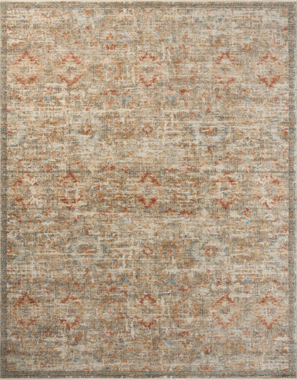 Heirloom Rug in Grey/Sunset