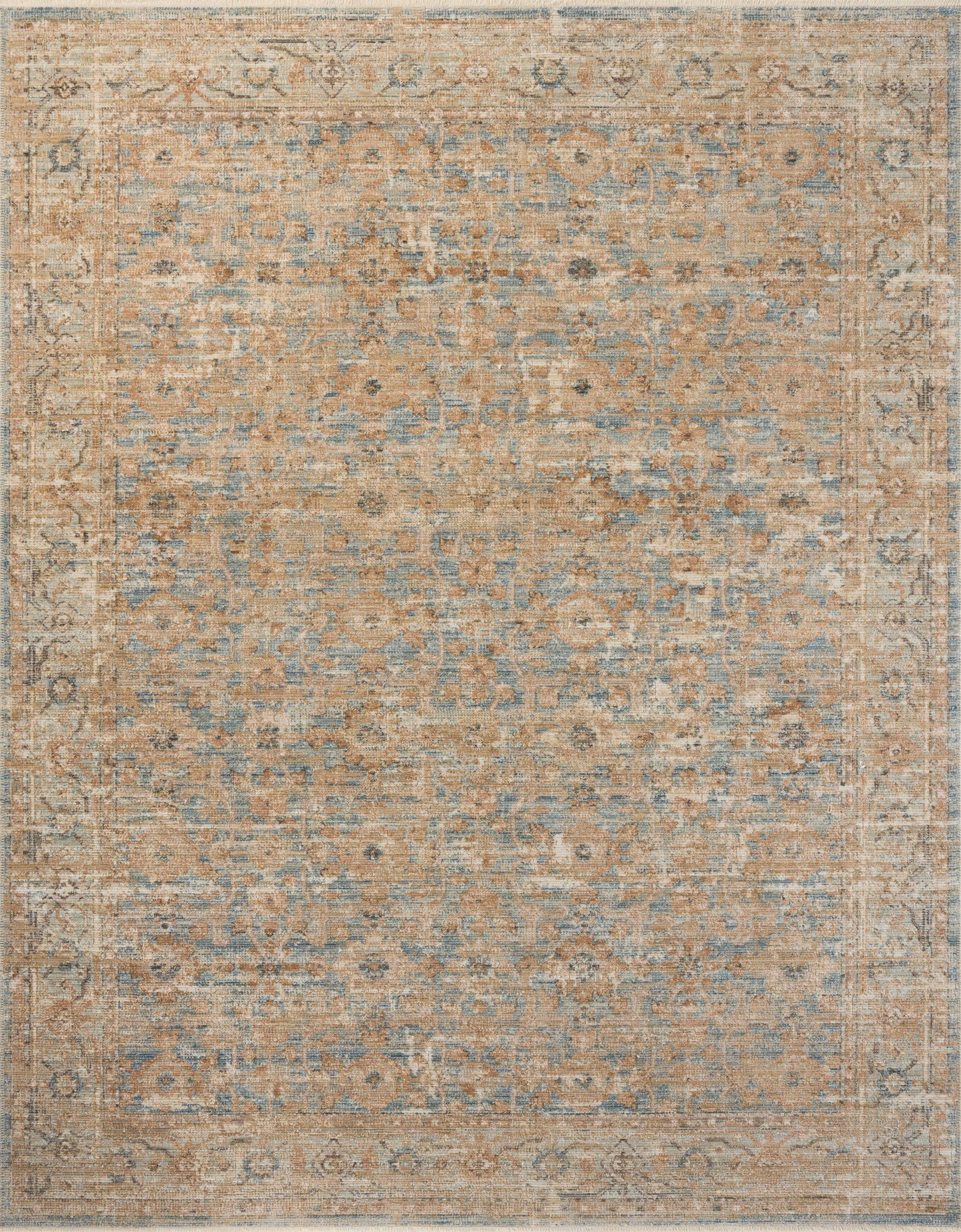 Heirloom Rug in Ocean/Sand