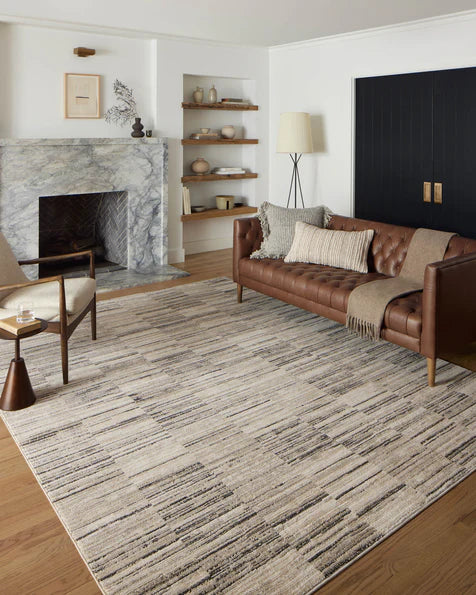 Hunter Rug in Charcoal/Sand
