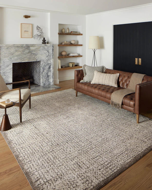 Hunter Rug in Ivory/Stone
