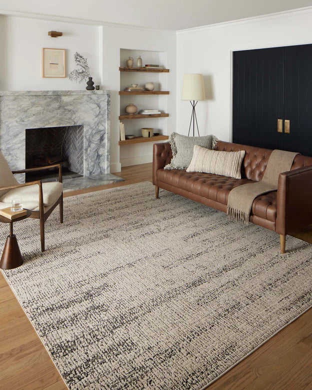 Hunter Rug in Oatmeal/Charcoal