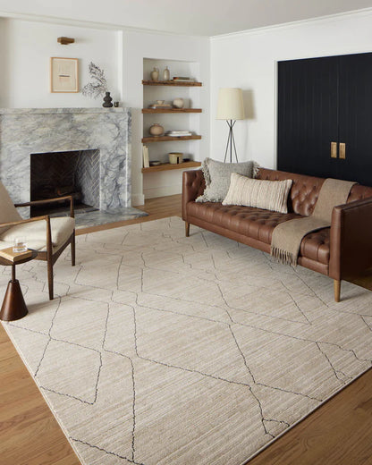 Hunter Rug in Sand/Charcoal