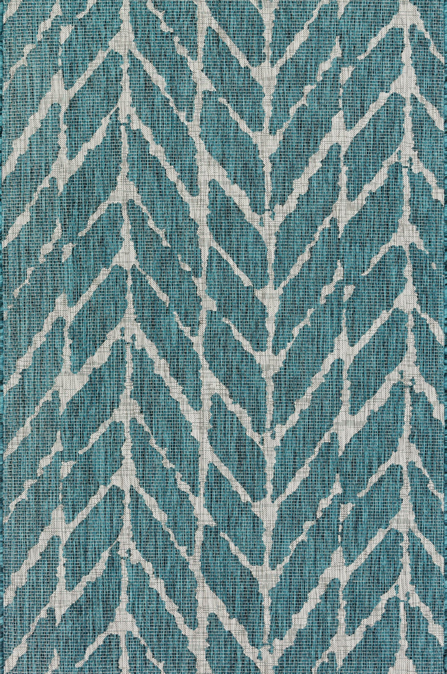 Maui Rug in Teal/Grey